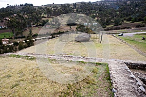 saywite archeological ruins in the andes mountain range sanctuary of the inca culture in abancay, apurimac peru photo