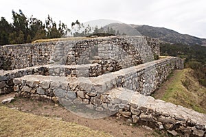saywite archeological ruins in the andes mountain range sanctuary of the inca culture in abancay, apurimac peru photo