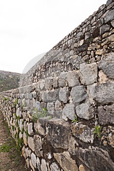 saywite archeological ruins in the andes mountain range sanctuary of the inca culture in abancay, apurimac peru photo