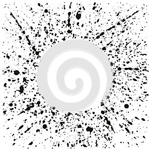 Stained grunge design made with a spray.