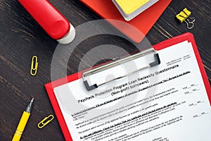 SBA form 3510 Paycheck Protection Program Loan Necessity Questionnaire Non-profit borrowers