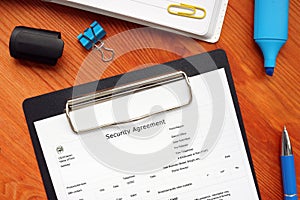 SBA form 1059 Security Agreement