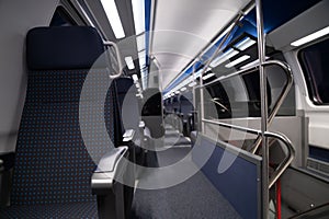 SBB CFF FFS Swiss Train Second Class Cabin Public Transit Switzerland Passenger Railway Network