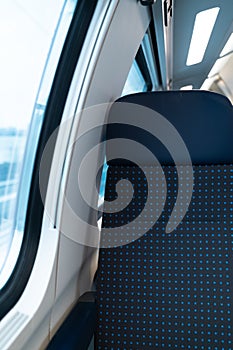 SBB CFF FFS Swiss Train Window Seat Second Class Cabin Public Transit Switzerland Passenger Railway Network photo