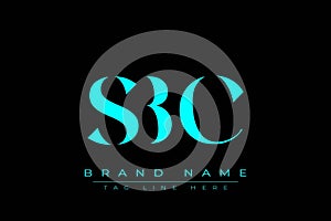SBC abstract letter logo design