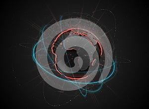 Sc-Fi Abstract Earth Globe