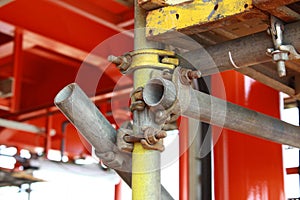 Scaffolding clamps photo