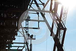 Scaffolding, cranes and elevating work platform