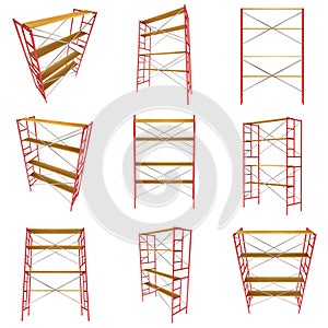 Scaffolding metal construction