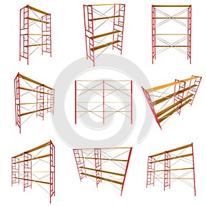 Scaffolding metal construction