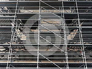 Scaffolding on Sydney harbour Bridge Pylon, Australia