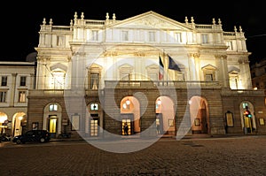 Scala Opera Theatre in Milan Italy
