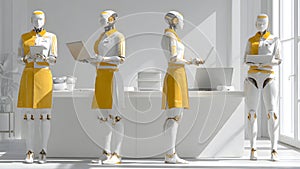 Scalable Humanoid AI Service Agents for Modern Enterprise Support