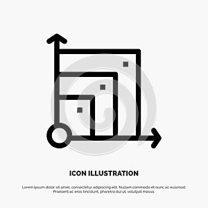 Scalable, System, Scalable System, Science Line Icon Vector