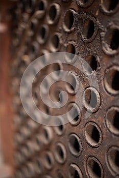 Scale and Corrosion Product of the water system in Heat Exchanger or Condenser Copper Tubes. Before Cleaning.