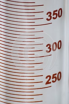 Scale graduated cylinder