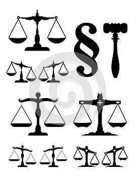 The scale of justice photo