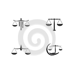 Scale Law firm logo ilustration