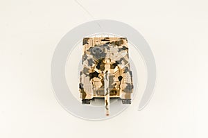 Scale model of a german tank