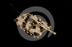 Scale model of a german tank