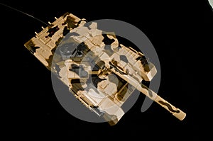 Scale model of a german tank