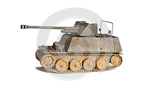 Scale model of old vehicle