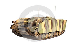 Scale model of old vehicle