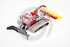 Scale model of a snowcat