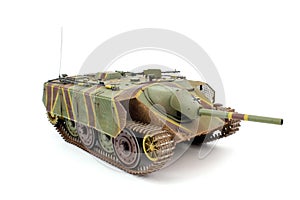A scale model of the tank E-10