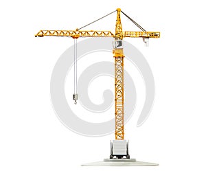 Scale model of tower crane