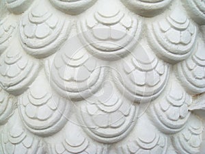 Scale of naga statue