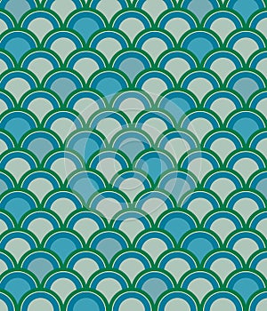 Scale Pattern in Blue