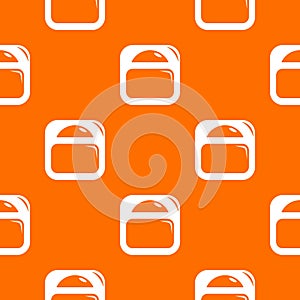 Scale pattern vector orange