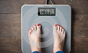 Scale& x27;s Cry for Help in Weight Battle