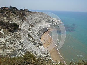 Scale of the Turks Agrigento Italy