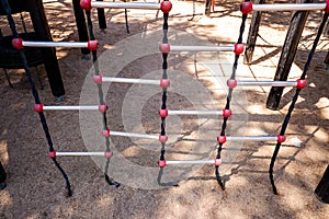 Scales in a children`s playground