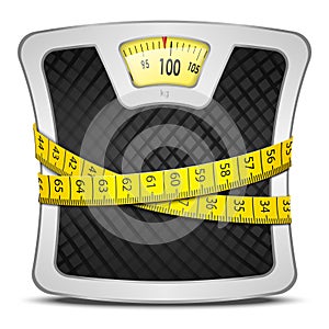 Scales Diet Concept