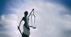 Scales of Justice background - legal law concept