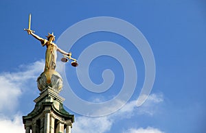 Scales Of Justice (Lady Of Justice) Old Bailey