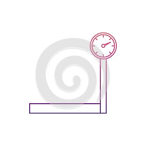 scales for suitcasesicon in Nolan style. One of web collection icon can be used for UI, UX