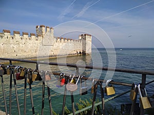 Scaliger Castle in Sirmione, Italy