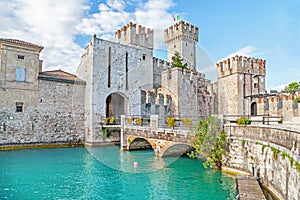 Scaliger Castle in Sirmione, Italy