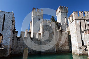 Scaliger Castle in Sirmione, Italy