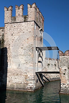 Scaliger Castle in Sirmione, Italy