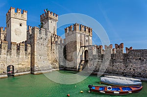 Scaliger medieval castle in Sirmione.