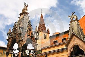 Scaliger Tombs in Verona, Italy