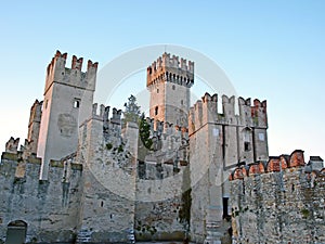 Scaligers castle. Sirmione, Italy