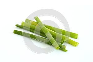 Scallions (young spring onions) photo