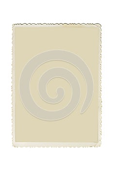 Scalloped retro photo frame