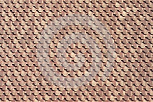 Scalloped roofing tiles